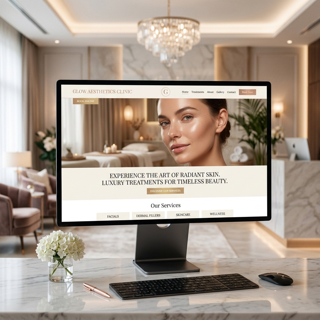 Site para clínicas de estética