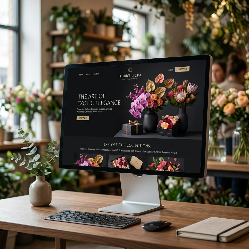 Site para floriculturas