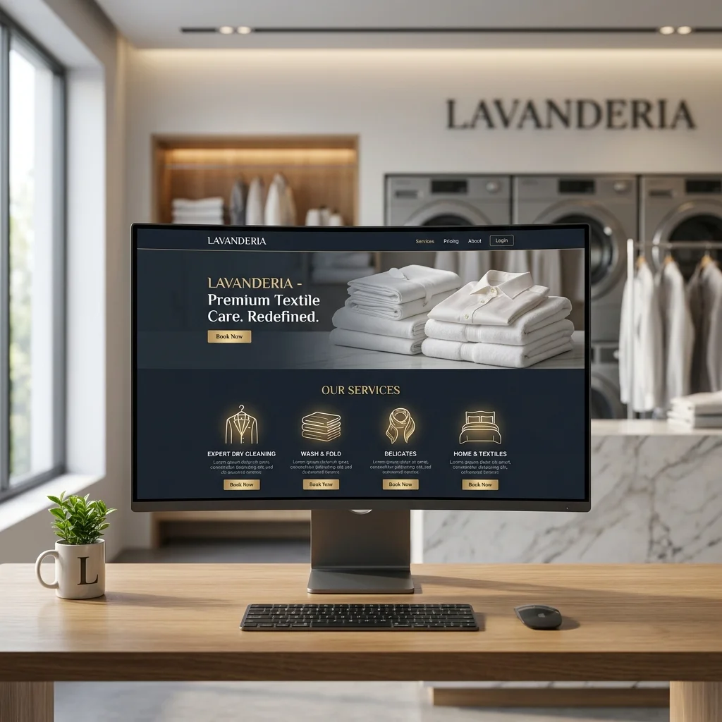 Site para lavanderias