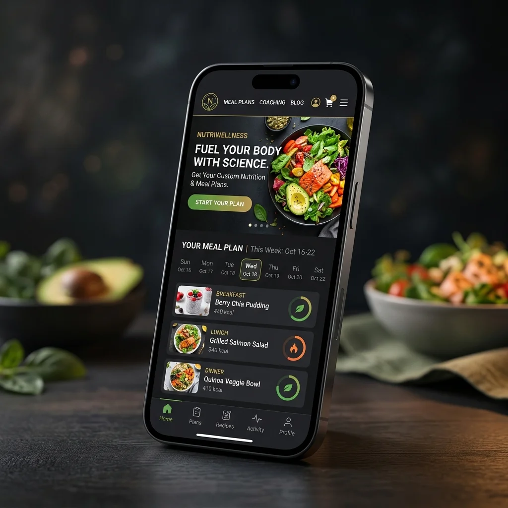 Site para nutricionistas