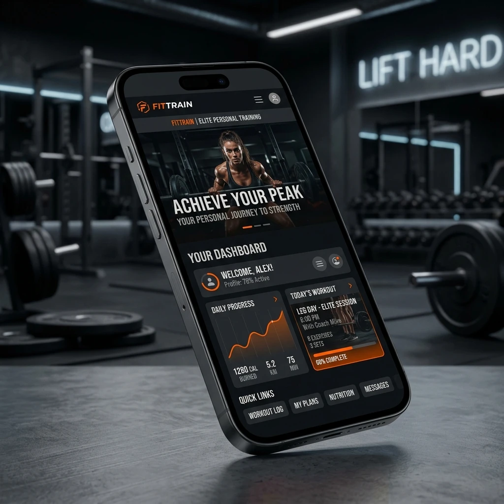 Site para personal trainers