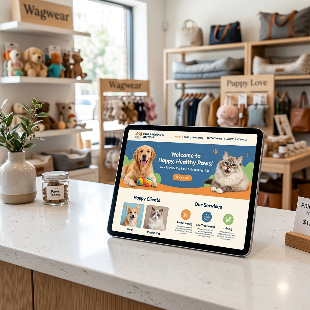 Site para pet shops