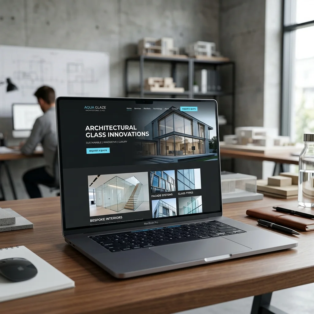 Site para vidraçarias